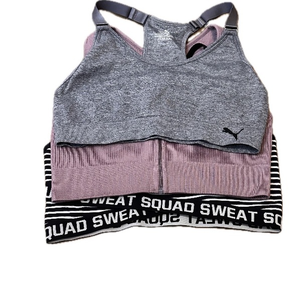 Bundle of 3 Sport Bras Lorna Jane, Puma, high impact rubbed zipper front bra EUC - Picture 10 of 10